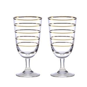Kate Spade Melrose Avenue Wine Glass Set